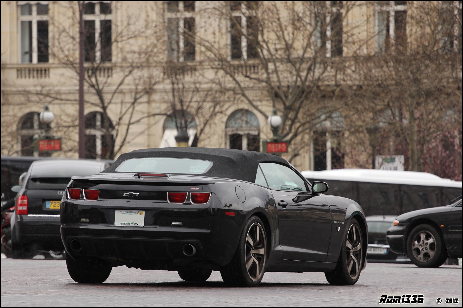 Chevrolet Camaro Cabriolet - 03 - Spotting Paris - Galerie de Rom1336