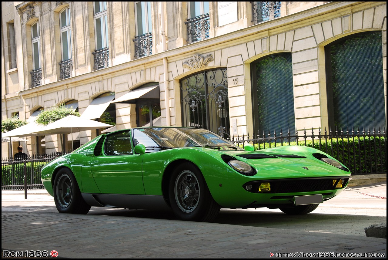 Lamborghini Miura - 05 - Spotting Paris - Galerie de Rom1336