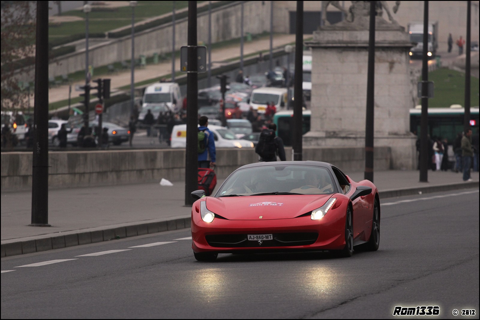 Ferrari 458 Italia - 03 - Rallye de Paris - Galerie de Rom1336