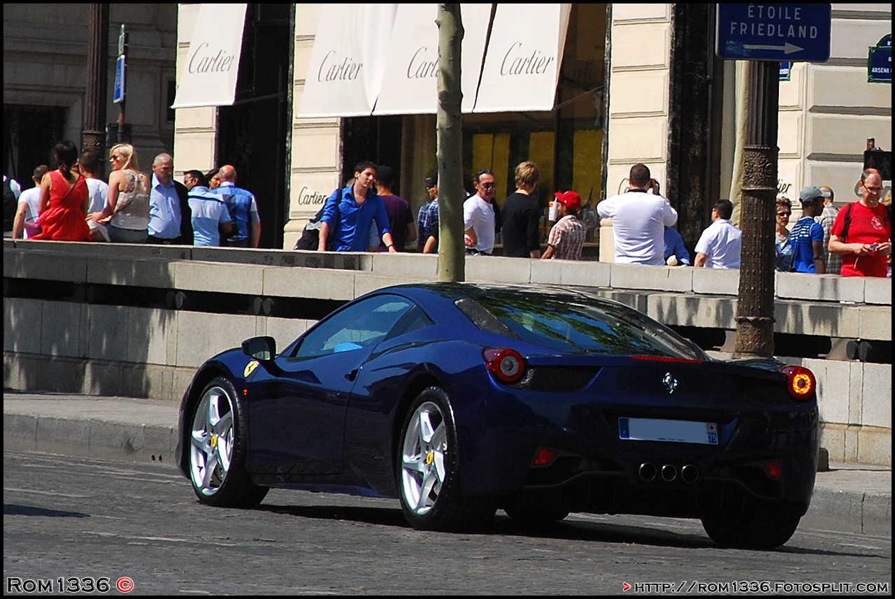 Ferrari 458 Italia - 05 - Spotting Paris - Galerie de Rom1336