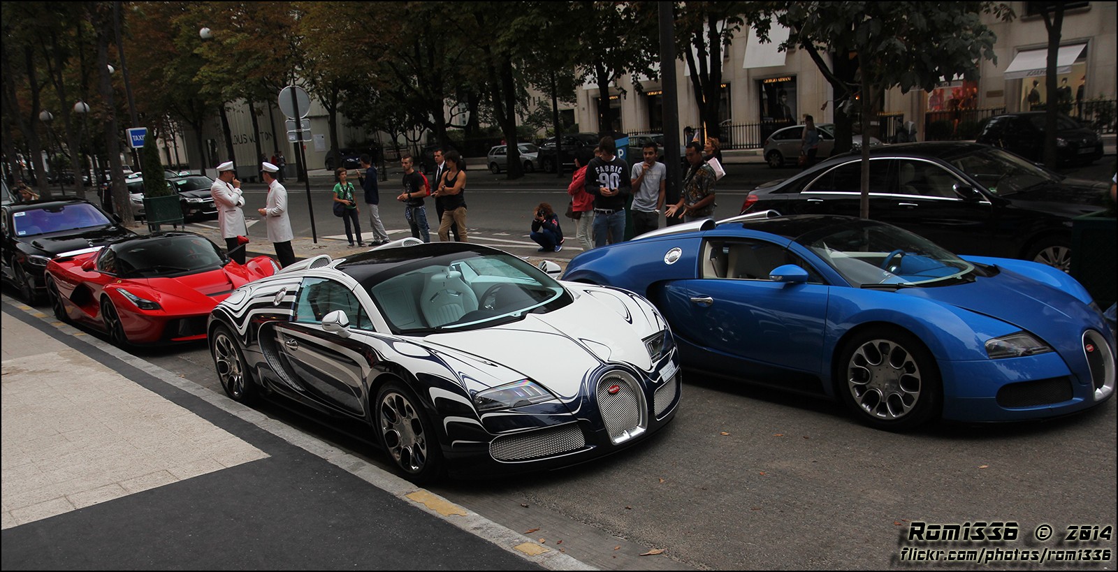 Bugatti Veyron L'Or Blanc - Spotting Paris - Galerie de Rom1336