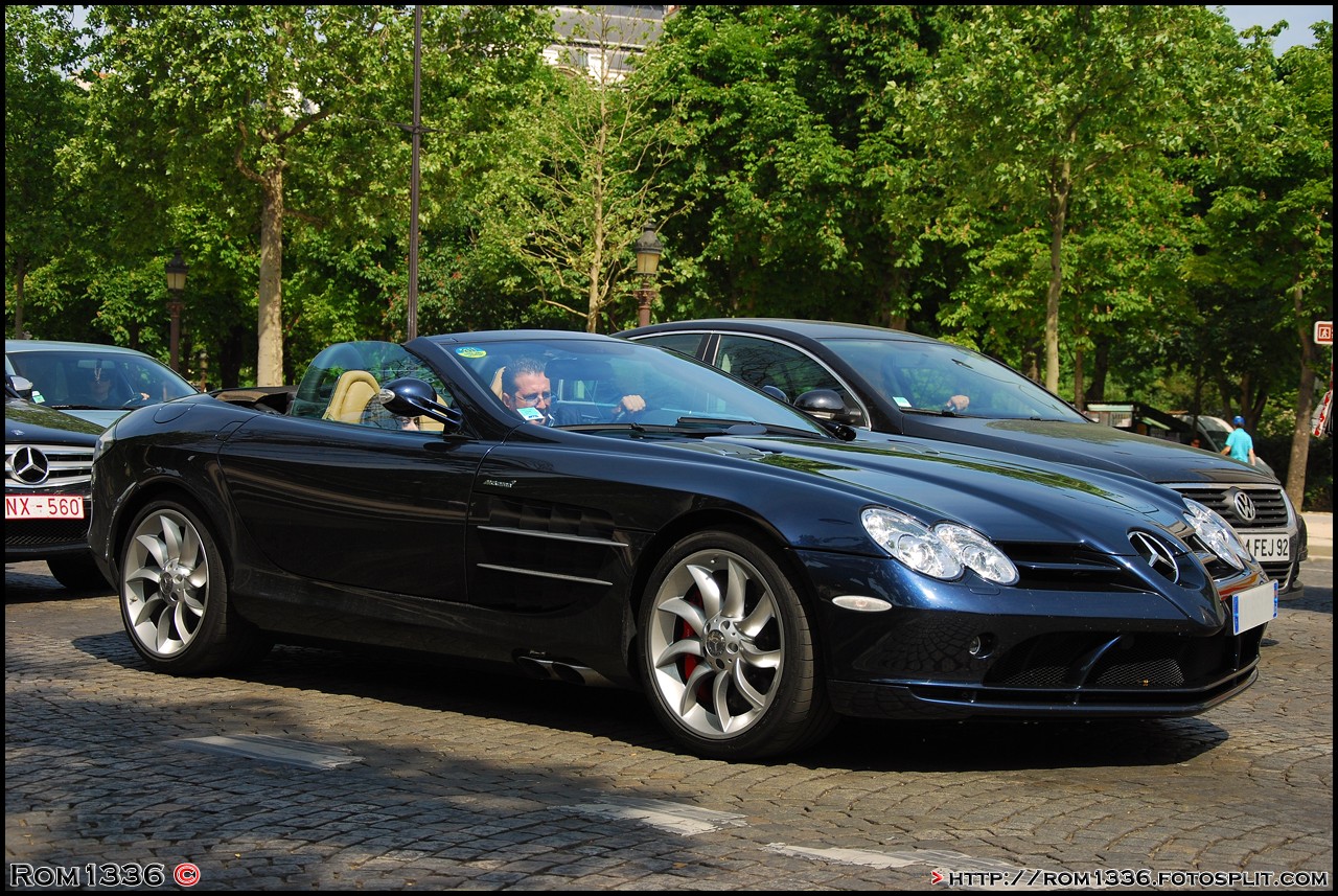 Mercedes McLaren SLR Roadster - 05 - Spotting Paris - Galerie de Rom1336