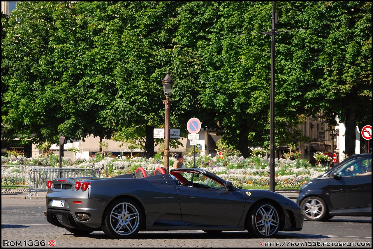 Ferrari F430 Spider - 06 - Spotting Paris - Galerie de Rom1336