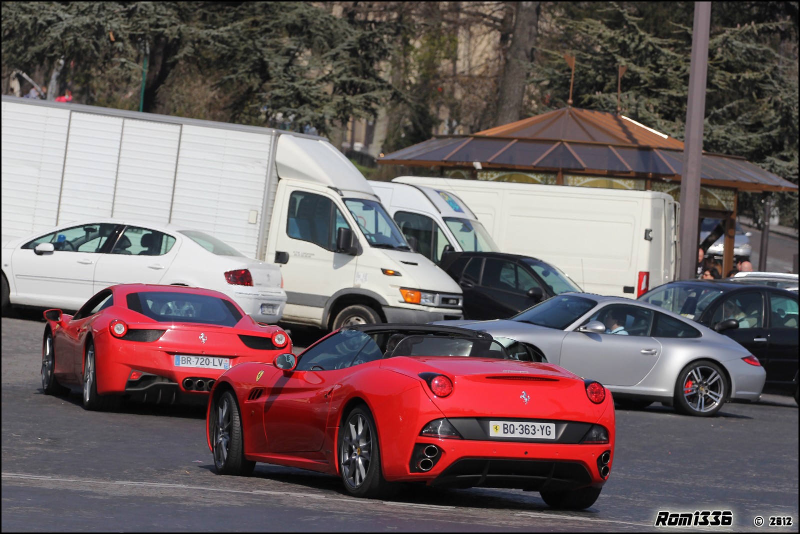 Ferrari California - 03 - Spotting Paris - Galerie de Rom1336