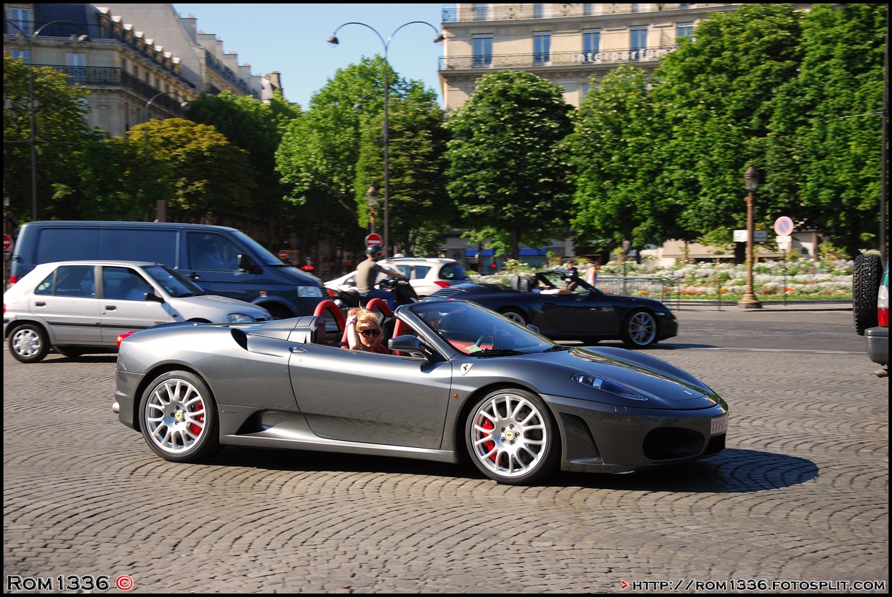 Ferrari F430 Spider - 06 - Spotting Paris - Galerie de Rom1336