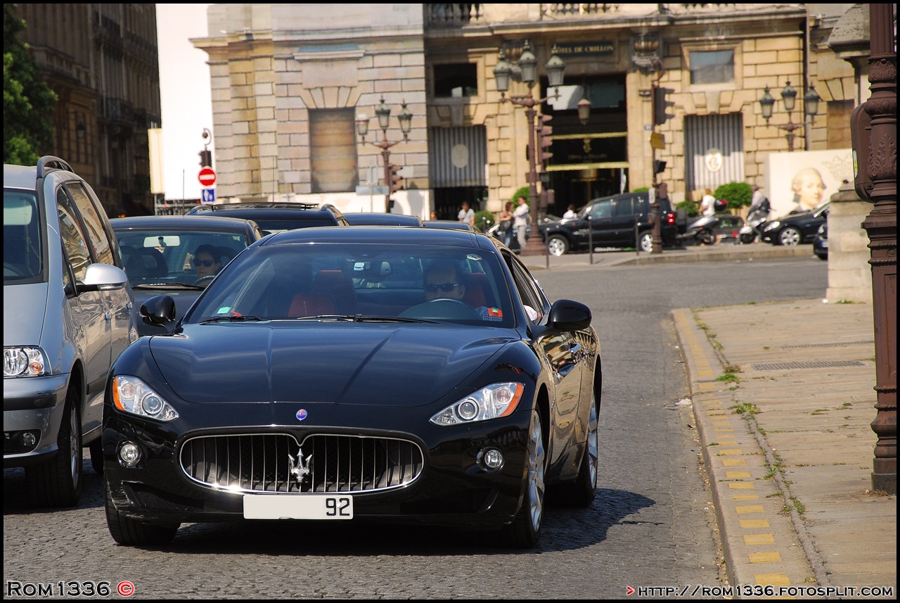 Maserati GranTurismo - 05 - Spotting Paris - Galerie de Rom1336