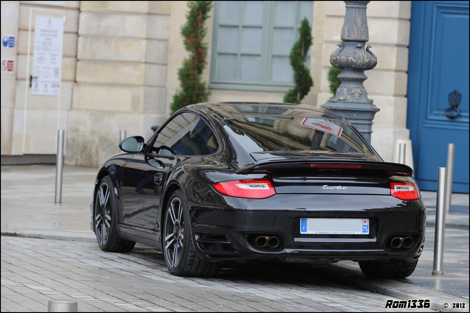Porsche 911 Turbo Cabriolet mkII (997) - 01 - Spotting Paris - Galerie de Rom1336