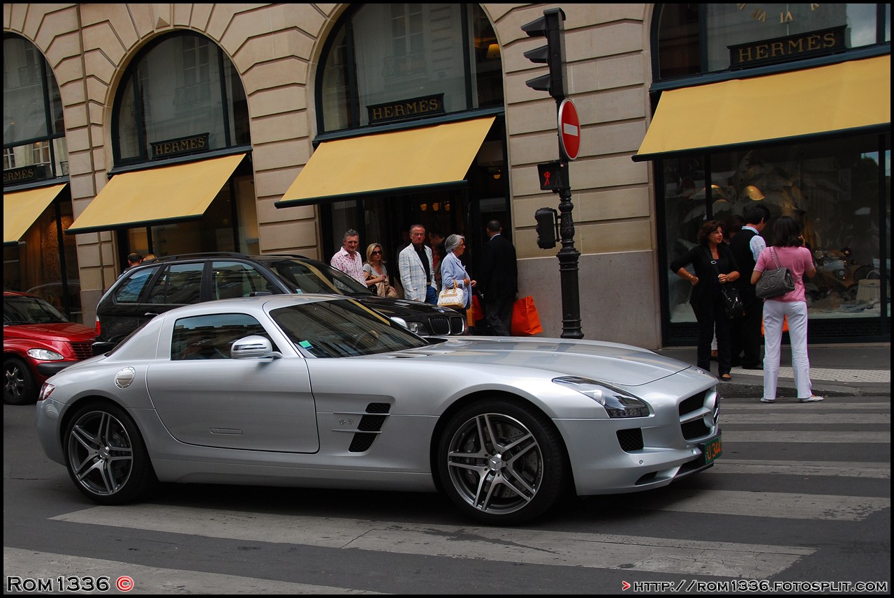 Mercedes SLS AMG - 06 - Spotting Paris - Galerie de Rom1336