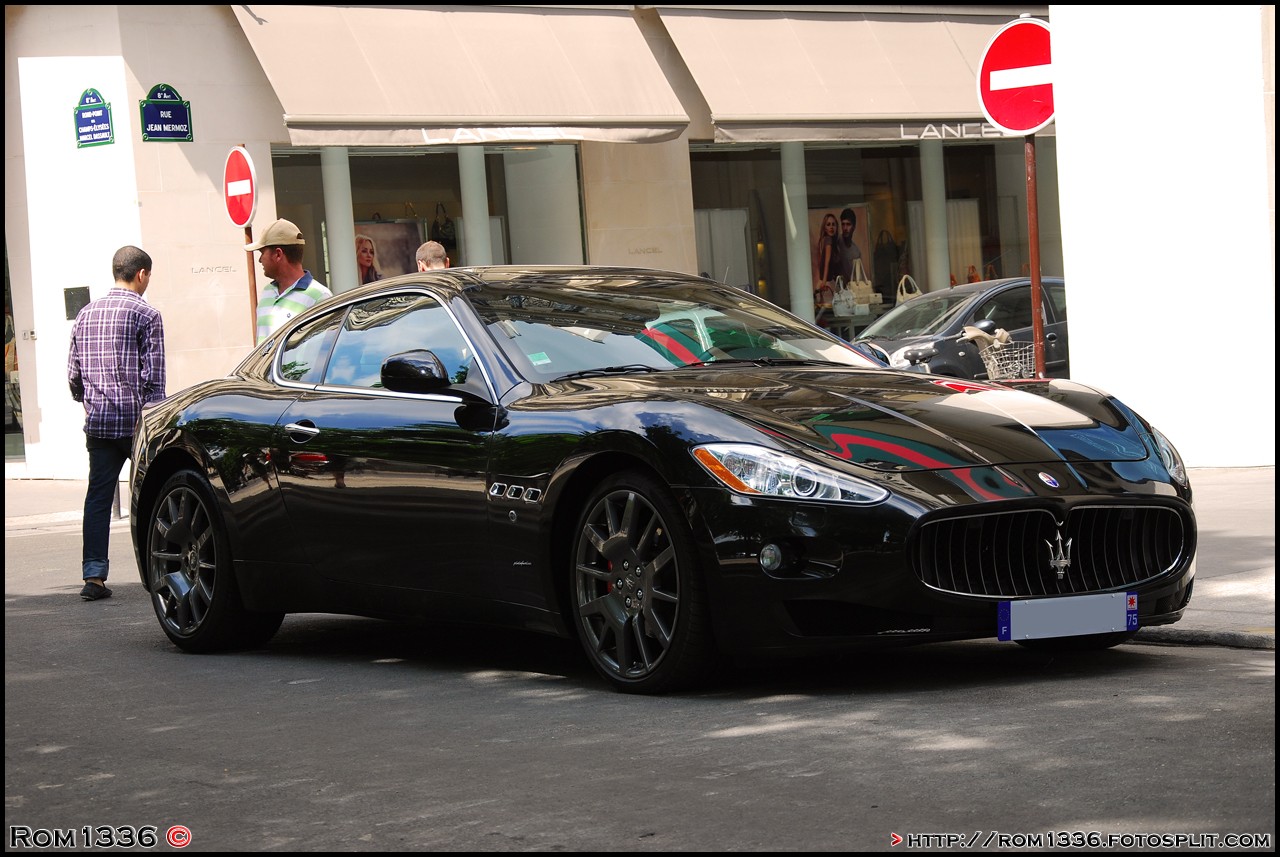 Maserati GranTurismo - 05 - Spotting Paris - Galerie de Rom1336
