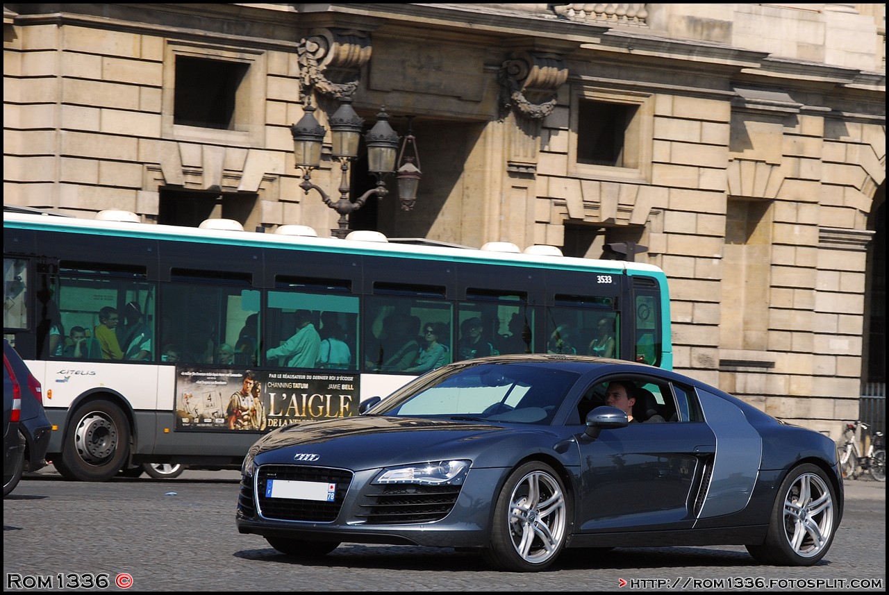 Audi R8 - 05 - Spotting Paris - Galerie de Rom1336