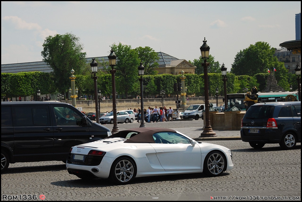Audi R8 V10 Spyder - 05 - Spotting Paris - Galerie de Rom1336