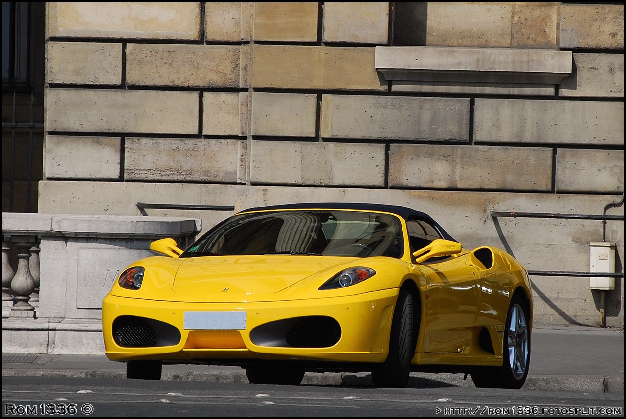 Ferrari F430 Spider - 05 - Spotting Paris - Galerie de Rom1336
