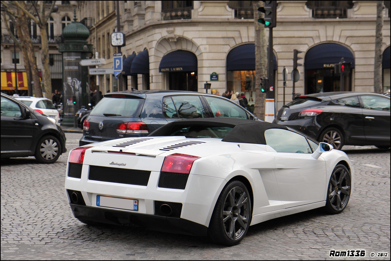 Lamborghini Gallardo Spyder - 01 - Spotting Paris - Galerie de Rom1336