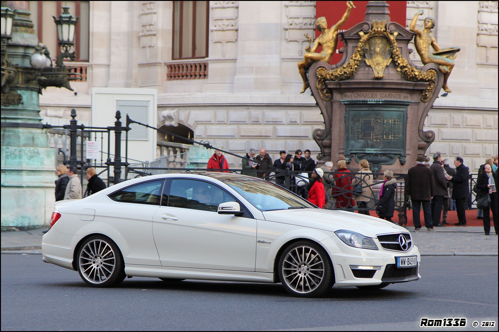 Mercedes C63 AMG Coupé - 01 - Spotting Paris - Galerie de Rom1336