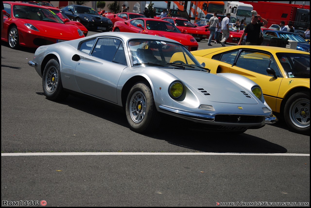Ferrari Dino 246 GT - 06 - 500 Ferrari contre le cancer (Sport & Co) - Galerie de Rom1336
