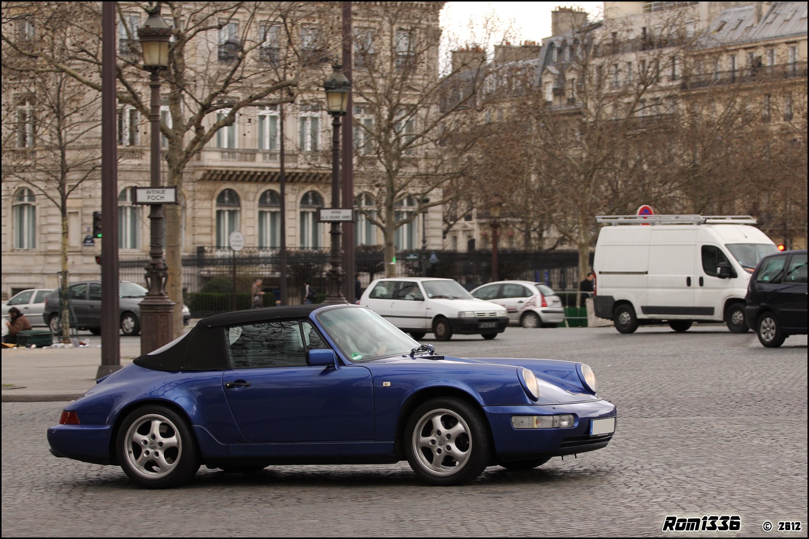 Porsche 911 Carrera 4 Cabriolet (964) - 03 - Spotting Paris - Galerie de Rom1336