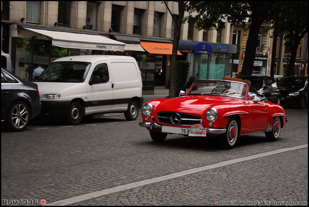 Mercedes 190 SL - 06 - Spotting Paris - Galerie de Rom1336