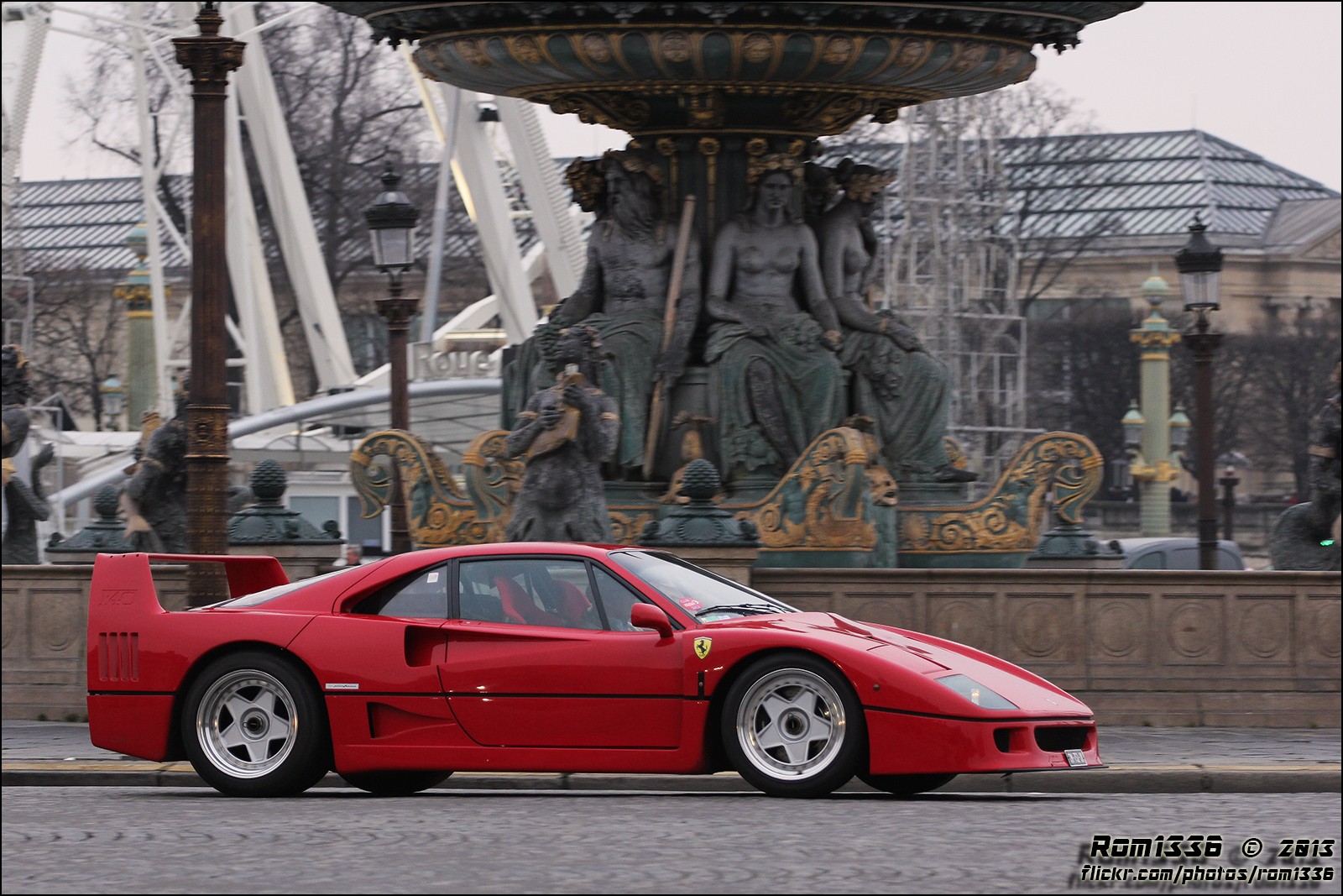 Ferrari F40 - Spotting Paris - Galerie de Rom1336