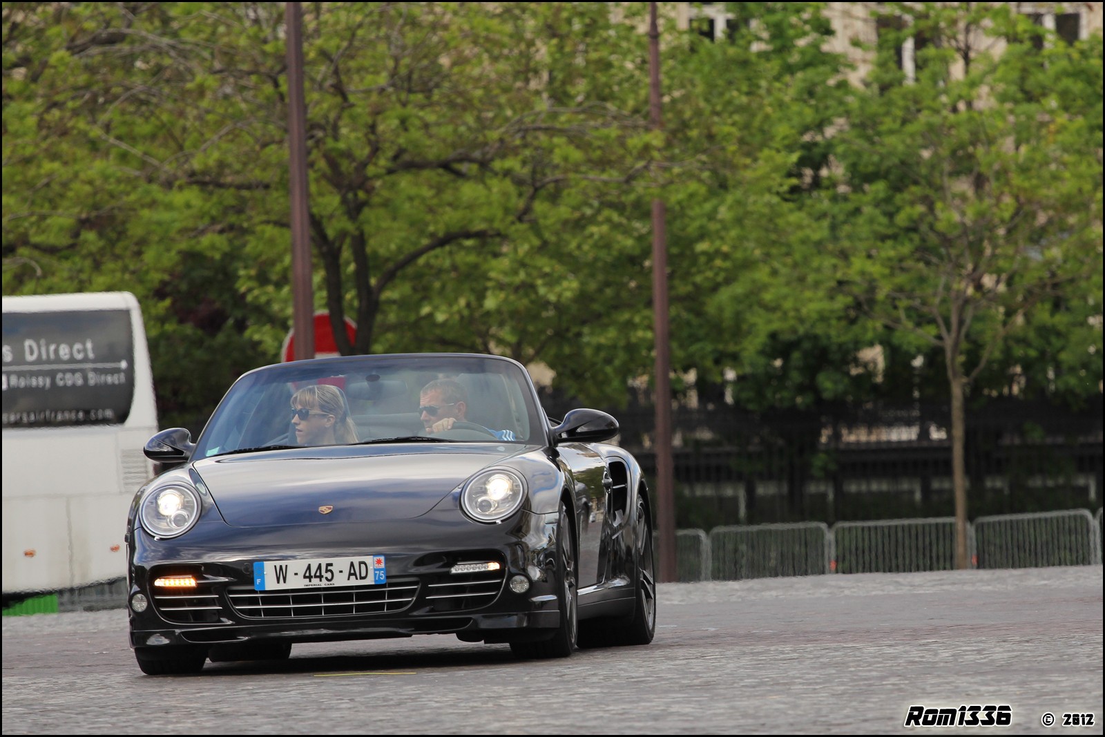 Porsche 911 Turbo Cabriolet mkII (997) - 05 - Spotting Paris - Galerie de Rom1336