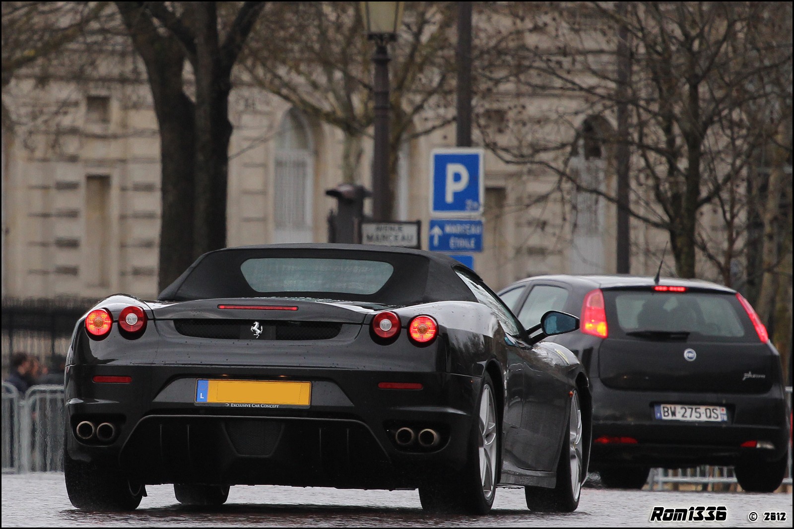 Ferrari F430 Spider - 03 - Spotting Paris - Galerie de Rom1336