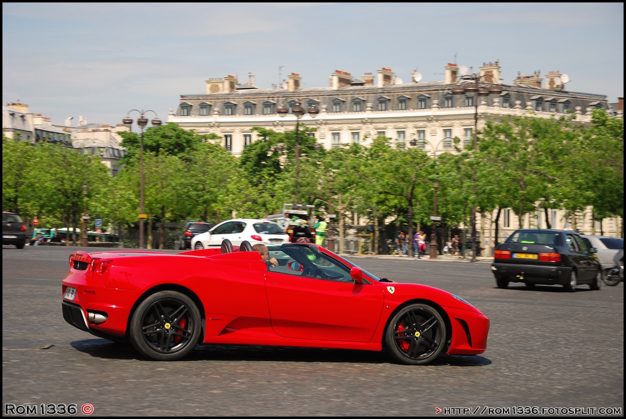 Ferrari F430 Spider - 05 - Spotting Paris - Galerie de Rom1336
