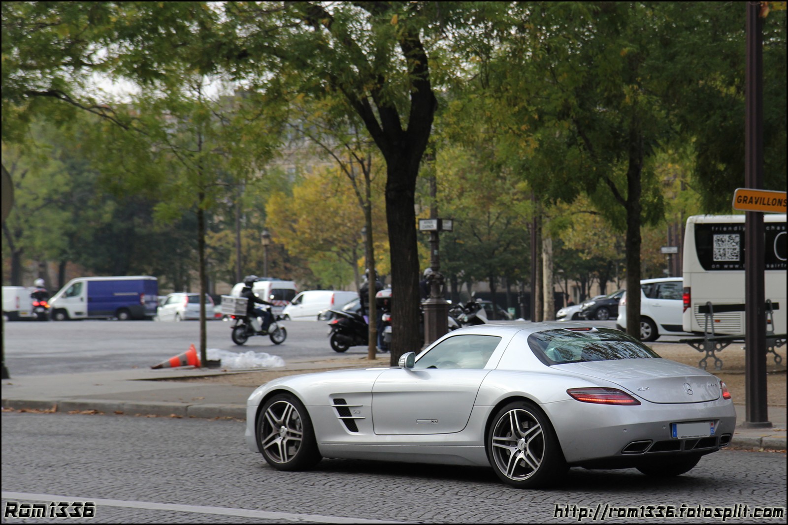 Mercedes SLS AMG - 10 - Spotting Paris - Galerie de Rom1336