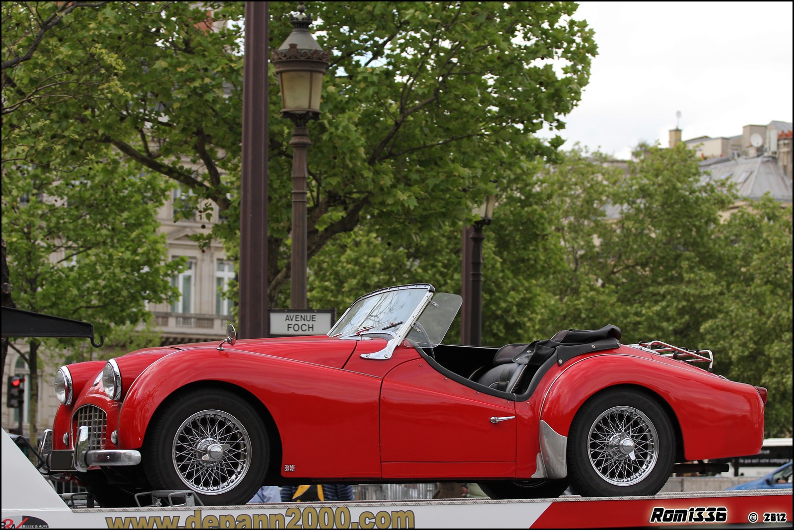 Triumph TR3 - 05 - Spotting Paris - Galerie de Rom1336
