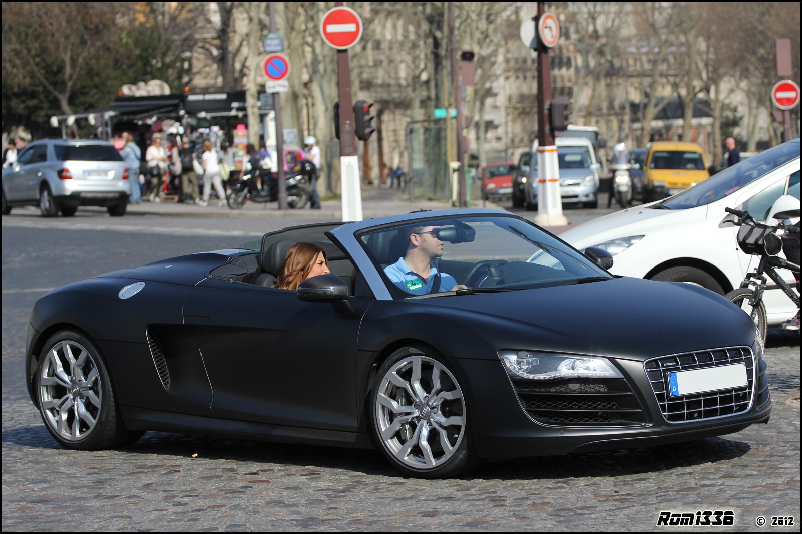 Audi R8 V10 Spyder - 03 - Spotting Paris - Galerie de Rom1336