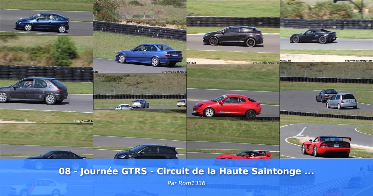 08 - Journée GTRS - Circuit de la Haute Saintonge (17) - Galerie de Rom1336