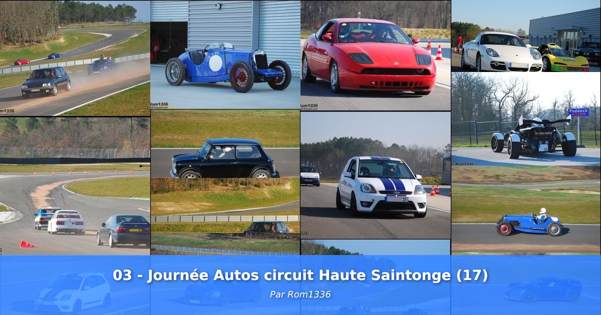 03 - Journée Autos circuit Haute Saintonge (17) - Galerie de Rom1336